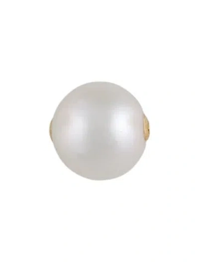 Pre-owned Charm 18k Pearl Bead  In Multi