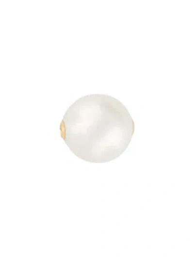 Pre-owned Charm 18k Pearl Bead  In Multi