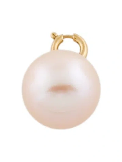 Pre-owned Charm 18k Pearl  In Multi