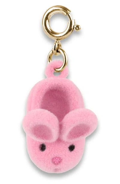 Charm It !® Kids' Bunny Slipper Charm In Pink