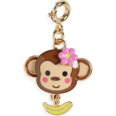 Charm It !® Kids' Goldtone Monkey Charm In Multi