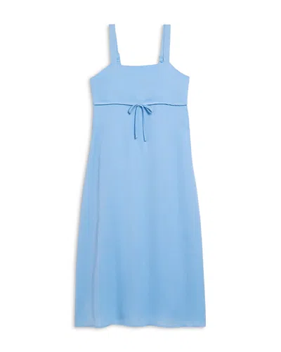 Charmed Hearts Girls' Emma Satin Slip Dress - Big Kid In Sky Blue