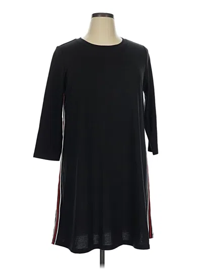 Pre-owned Charming Charlie 3/4 Sleeve T-shirt In Black
