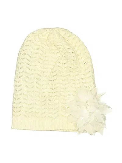 Pre-owned Charming Charlie Beanie Hat In White