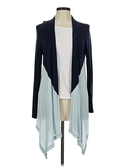 Pre-owned Charming Charlie Cardigan Sweater In Blue