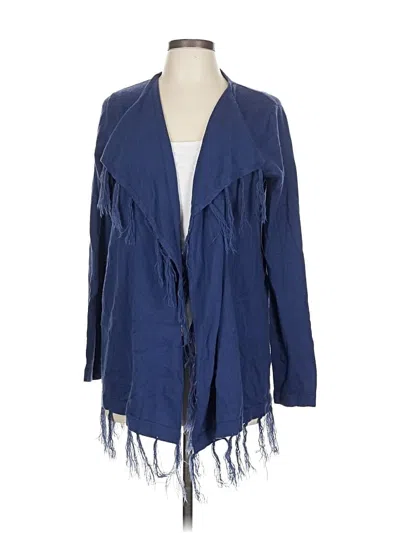 Pre-owned Charming Charlie Cardigan Sweater In Blue
