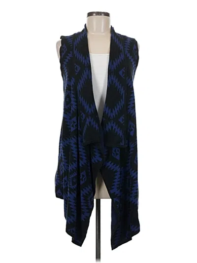 Pre-owned Charming Charlie Cardigan Sweater In Blue