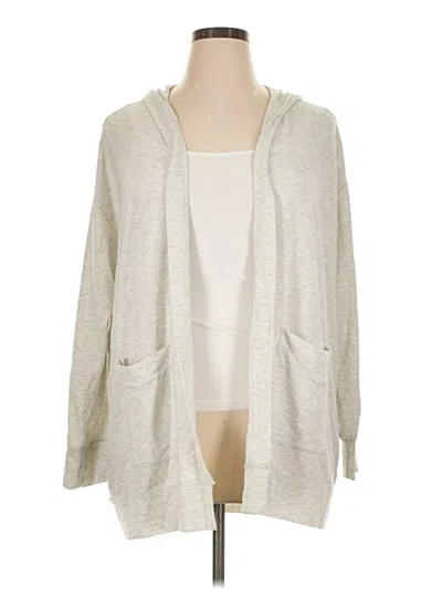 Pre-owned Charming Charlie Cardigan Sweater In Silver