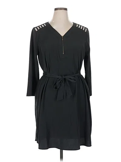 Pre-owned Charming Charlie Casual Dress In Black