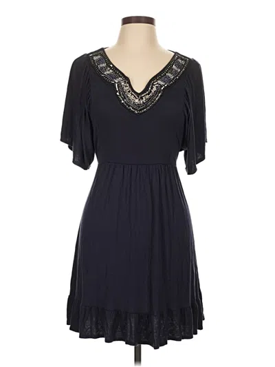 Pre-owned Charming Charlie Casual Dress In Black