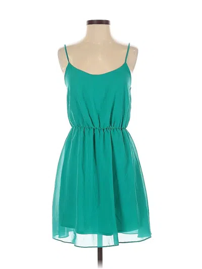 Pre-owned Charming Charlie Casual Dress In Blue