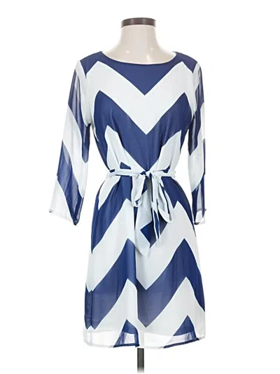 Pre-owned Charming Charlie Casual Dress In Blue