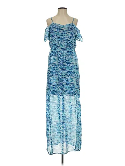 Pre-owned Charming Charlie Casual Dress In Blue