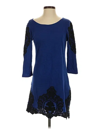 Pre-owned Charming Charlie Casual Dress In Blue