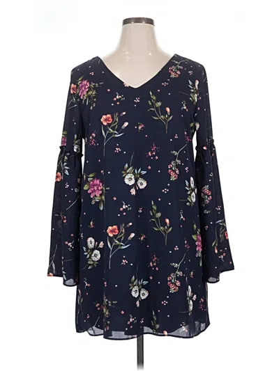 Pre-owned Charming Charlie Casual Dress In Blue