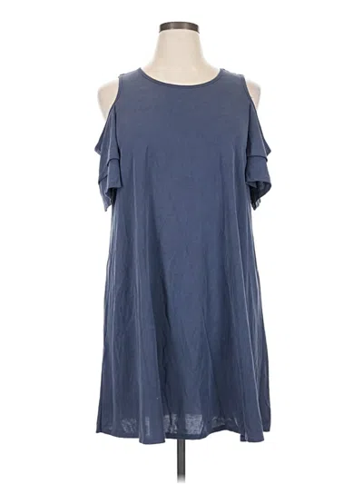 Pre-owned Charming Charlie Casual Dress In Blue