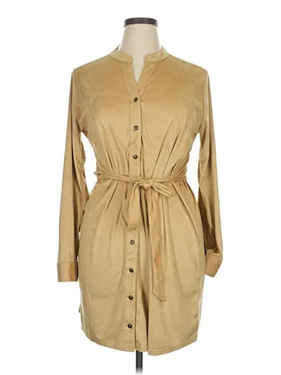 Pre-owned Charming Charlie Casual Dress In Brown