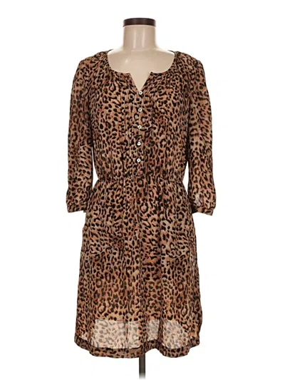 Pre-owned Charming Charlie Casual Dress In Brown