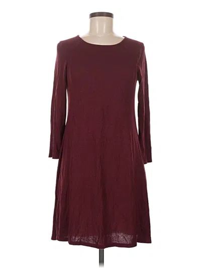 Pre-owned Charming Charlie Casual Dress In Burgundy