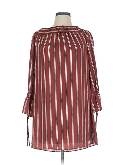 Pre-owned Charming Charlie Casual Dress In Burgundy