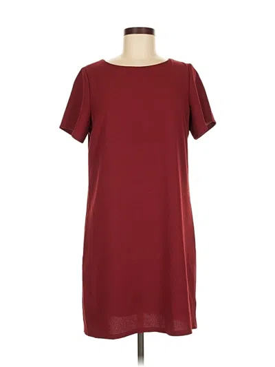 Pre-owned Charming Charlie Casual Dress In Burgundy