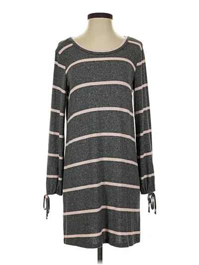Pre-owned Charming Charlie Casual Dress In Gray