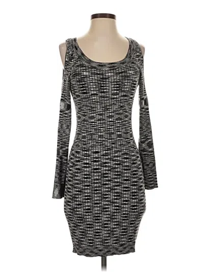Pre-owned Charming Charlie Casual Dress In Gray