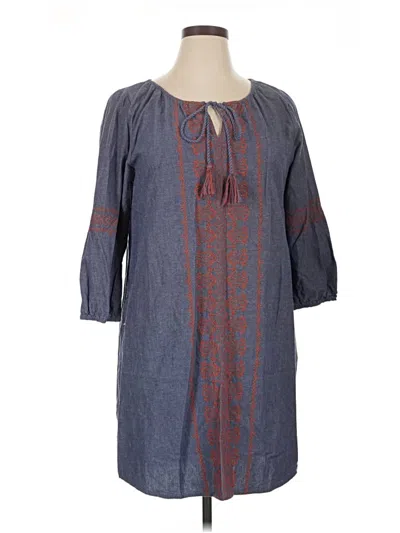 Pre-owned Charming Charlie Casual Dress In Gray