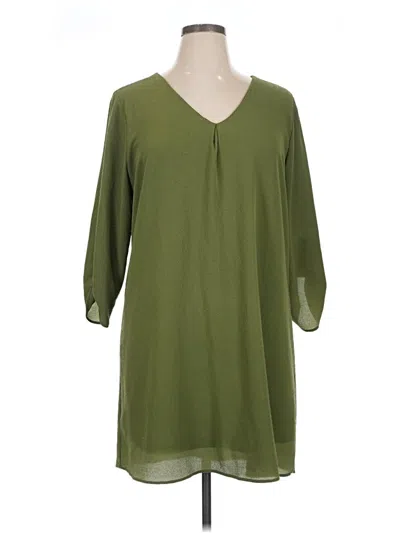 Pre-owned Charming Charlie Casual Dress In Green