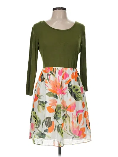 Pre-owned Charming Charlie Casual Dress In Green