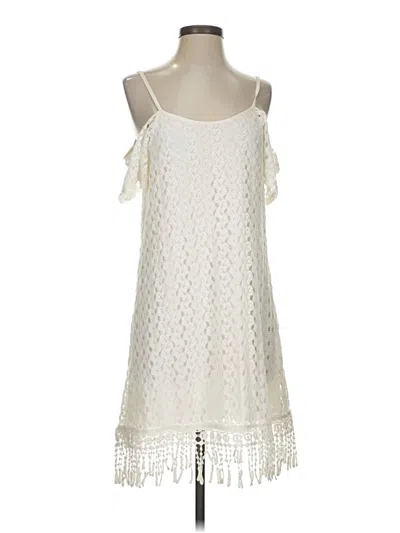 Pre-owned Charming Charlie Casual Dress In Ivory