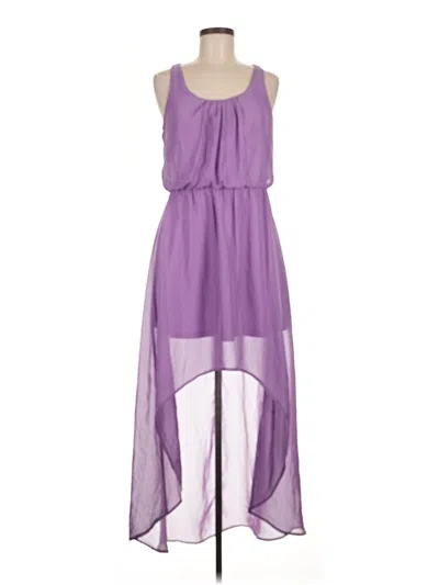 Pre-owned Charming Charlie Casual Dress In Purple