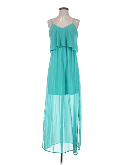 Pre-owned Charming Charlie Casual Dress In Teal