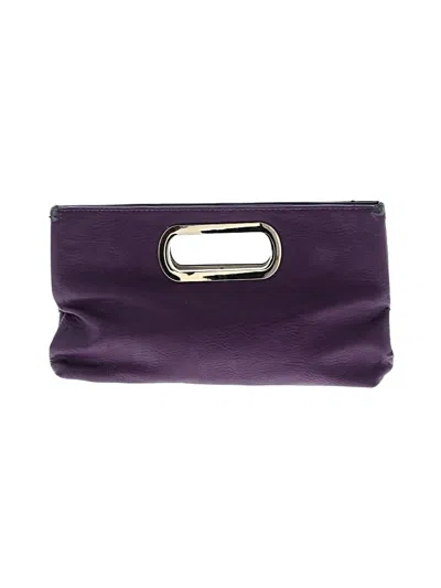 Pre-owned Charming Charlie Clutch In Purple