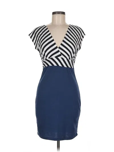 Pre-owned Charming Charlie Cocktail Dress In Blue