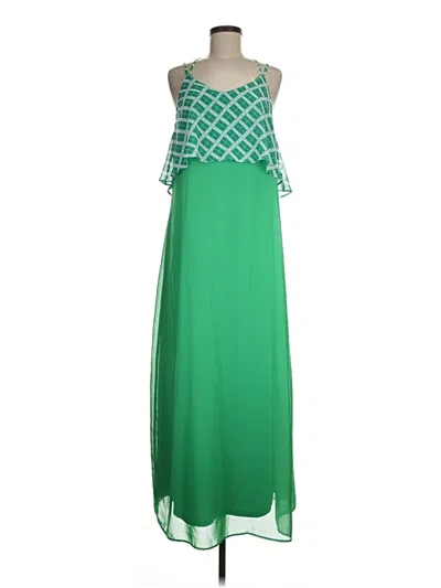 Pre-owned Charming Charlie Cocktail Dress In Green