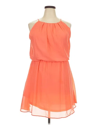 Pre-owned Charming Charlie Cocktail Dress In Orange