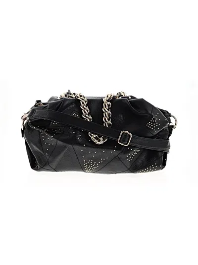 Pre-owned Charming Charlie Hobo Bag In Black