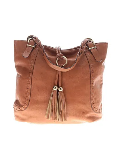 Pre-owned Charming Charlie Hobo Bag In Tan