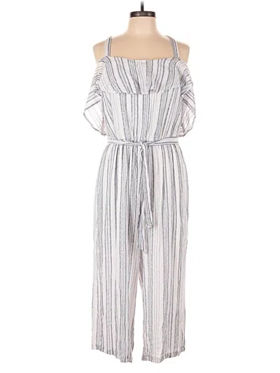 Pre-owned Charming Charlie Jumpsuit In White