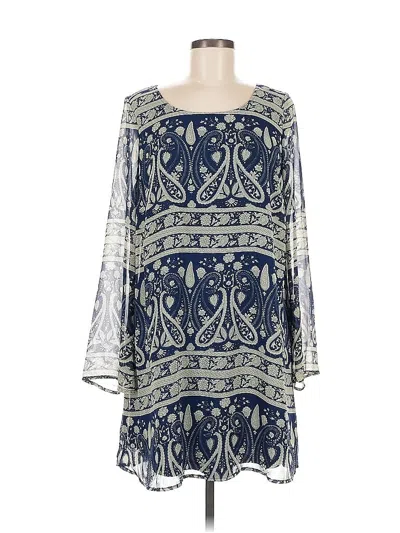 Pre-owned Charming Charlie Kimono In Blue