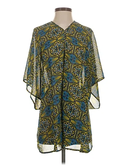 Pre-owned Charming Charlie Kimono In Blue
