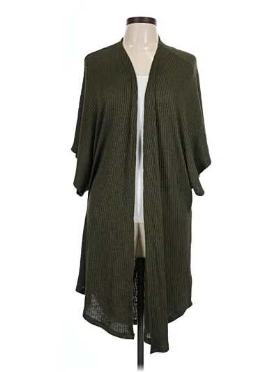 Pre-owned Charming Charlie Kimono In Green