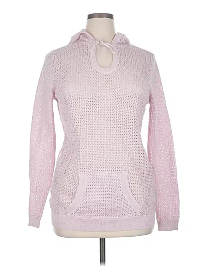 Pre-owned Charming Charlie Long Sleeve Top Pink Cowl Neck Tops
