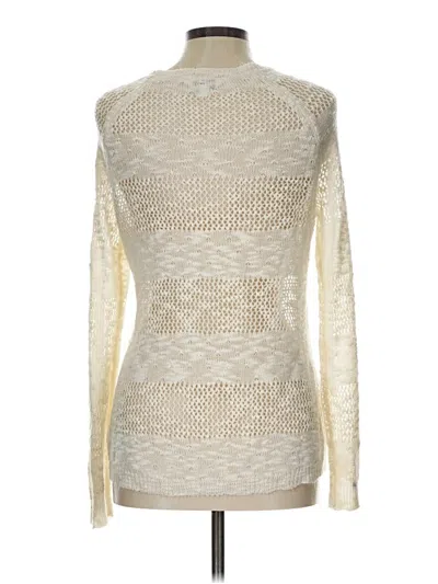 Pre-owned Charming Charlie Pullover Sweater In White