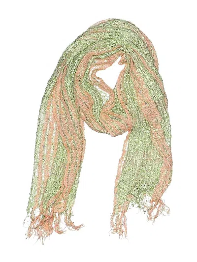 Pre-owned Charming Charlie Scarf In Green
