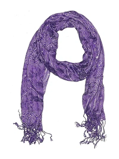 Pre-owned Charming Charlie Scarf In Purple