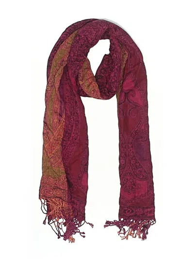 Pre-owned Charming Charlie Scarf In Red