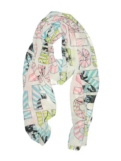 Pre-owned Charming Charlie Scarf In White