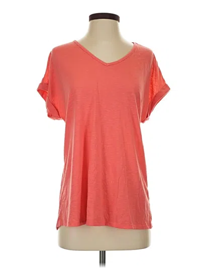 Pre-owned Charming Charlie Short Sleeve T-shirt In Orange